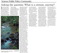 Franklin Press: saSVAP article, what is a stream