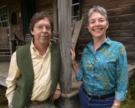 Paul Carlson and Sharon Fouts Taylor. Carlson is stepping down as LTLT executive director, and Taylor is taking over the position. Carlson has been with the group since its creation 18 years ago.